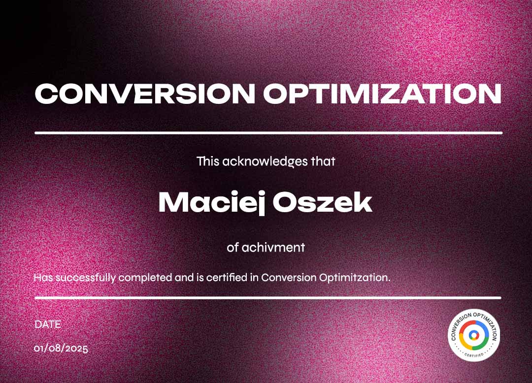 Conversion Optimization