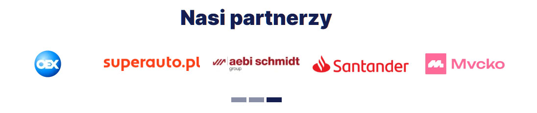 Partnerzy biznesowi Uniwersytetu WSB Merito: OEX, superauto.pl, aebi schmidt group, Santander i Mvcko